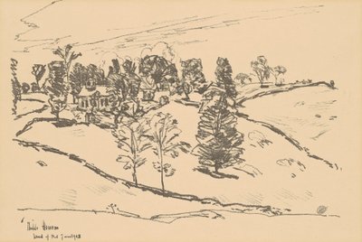 The Little School House, Land of Nod, 1918. od Frederick Childe Hassam
