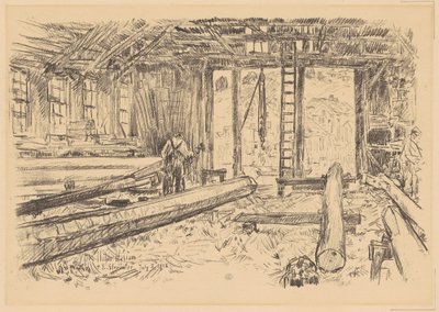 The Spar Shop, Gloucester, 1918. od Frederick Childe Hassam