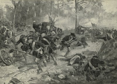 Bitva u Eutaw Springs, 1903 od Frederick Coffay Yohn