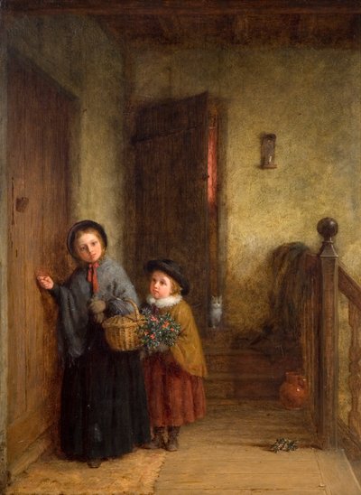 Vánoční návštěvníci, 1869 od Frederick Daniel Hardy
