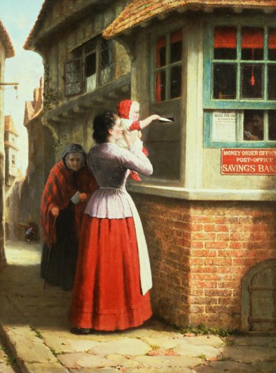 Zaslání dopisu, 1879 od Frederick Daniel Hardy