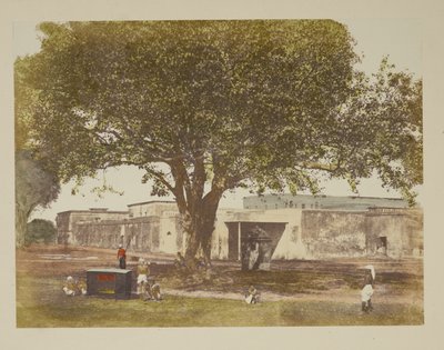Jail, Calcutta. Photographer: Fiebig, Frederick c 1851-1852 Pohledy na Kalkatu a okolní okresy. od Frederick Fiebig