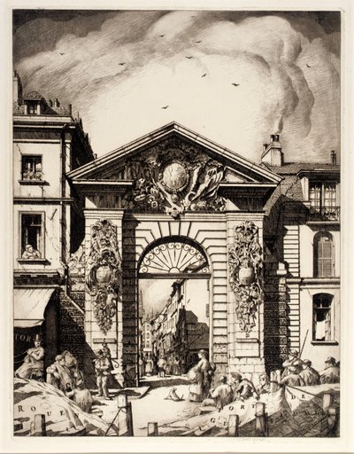 Rouen, Porte de Guillaume od Frederick G. Hall