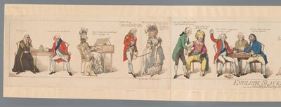 Dvacet osobností veřejného života v různých situacích Anglické otroctví nebo obraz doby (název na předmětu) od Frederick George Byron