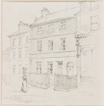 Dům Thomase Bewicka, West St., Gateshead od Frederick George Kitton