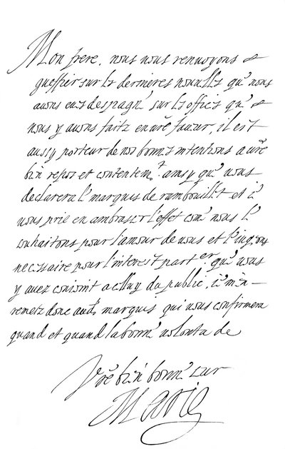 Dopis Marie de Medici vévodovi Savojskému, konec 16. – začátek 17. století 1865. od Frederick George Netherclift