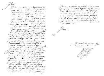 Dopis Roberta Devereuxe, hraběte z Essexu, Mauriciovi, princi z Orange, 1594 1865. od Frederick George Netherclift