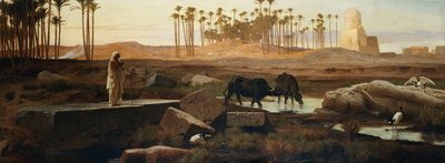 Memphis u Nilu, 1882 od Frederick Goodall