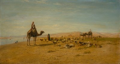 Na březích Nilu (olej na plátně) od Frederick Goodall