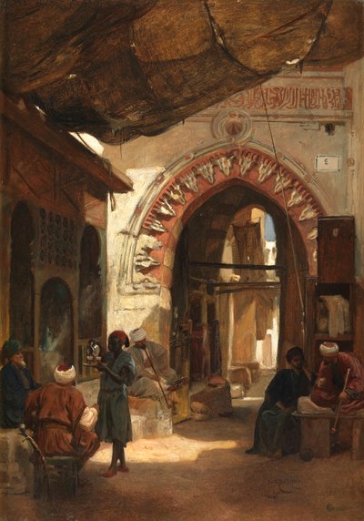 Velký bazar, Káhira od Frederick Goodall