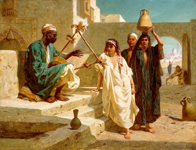 Píseň núbijského otroka, 1864 od Frederick Goodall