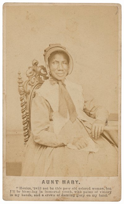Teta Mary Dinesová,c. 1865 (foto) od Frederick Gutekunst
