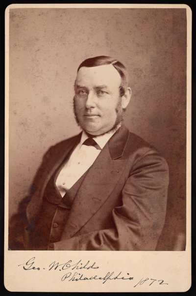Portrét George Williama Childse 1829-1894, 1872. od Frederick Gutekunst