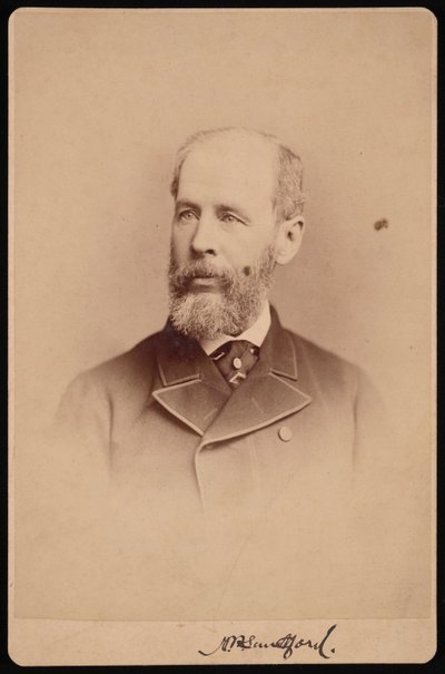 Portrét neznámého muže, říjen 1876. od Frederick Gutekunst