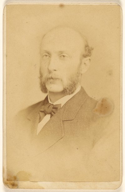 [Neznámý muž s knírem a kotletami] od Frederick Gutekunst