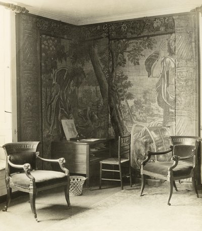 Kelmscott Manor: V místnosti s tapiseriemi od Frederick H. Evans