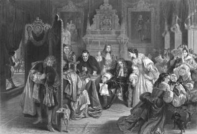 James II přijímá zprávy o přistání prince z Orange, c1890 od Frederick Heath