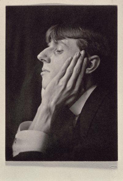 Portrét Aubrey Beardsley (1872-98) od Fredericka Evanse (1853-1943) (sépiová fotografie) od Frederick Henry Evans