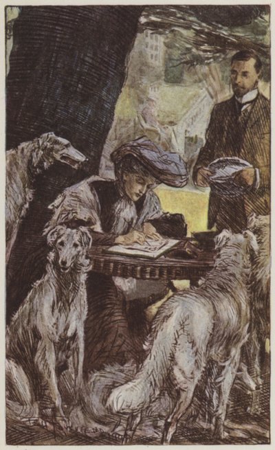 Ilustrace pro They od Rudyarda Kiplinga (barevné lito) od Frederick Henry Townsend