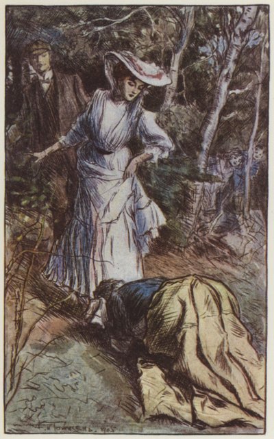 Ilustrace pro They od Rudyarda Kiplinga (barevné lito) od Frederick Henry Townsend