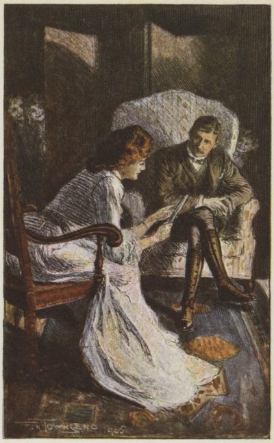 Ilustrace pro They od Rudyarda Kiplinga (barevné lito) od Frederick Henry Townsend