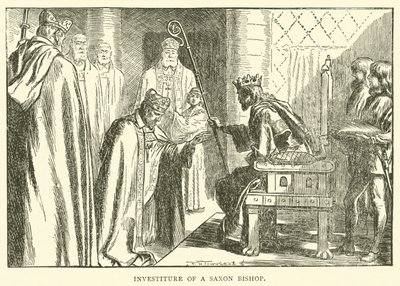 Investitura saského biskupa od Frederick Henry Townsend