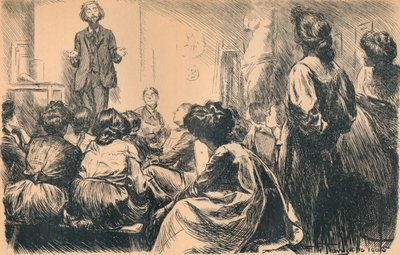 Naše večerní umělecké kurzy byly zahájeny, 1905 od Frederick Henry Townsend
