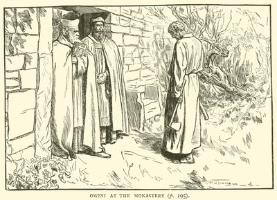 Owini v klášteře od Frederick Henry Townsend