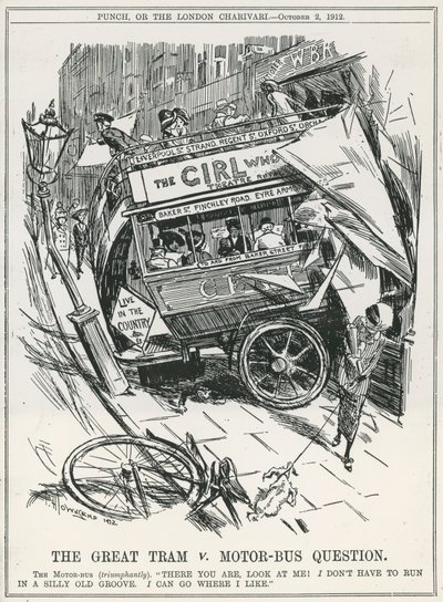Otázka Velká tramvaj versus motor-bus od Frederick Henry Townsend