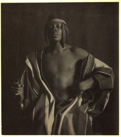 Etiopský náčelník, 1897, vytištěno kolem roku 1902 od Frederick Holland Day
