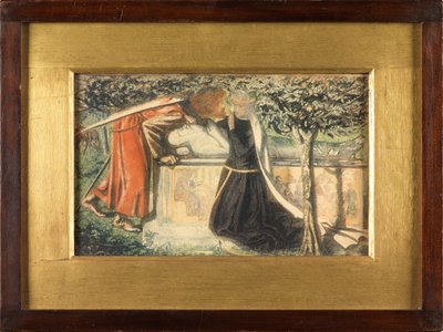 Hrob krále Artuše (barevný tisk) od Frederick Hollyer