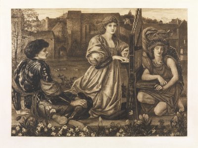 Píseň lásky (platina) od Frederick Hollyer