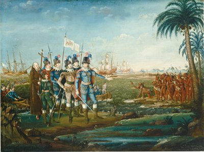 První přistání Kryštofa Kolumba, 18001805. od Frederick Kemmelmeyer