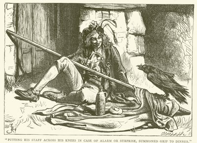 Ilustrace pro Barnaby Rudge od Frederick L. Bernard