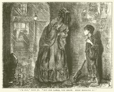 Ilustrace pro Bleak House od Frederick L. Bernard