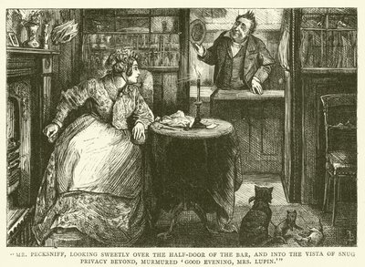 Ilustrace pro Martina Chuzzlewita od Frederick L. Bernard