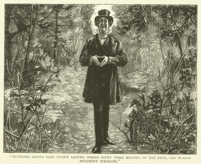 Ilustrace pro Martina Chuzzlewita od Frederick L. Bernard