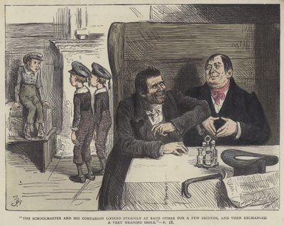 Ilustrace k filmu Nicholas Nickleby od Frederick L. Bernard