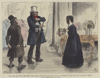 Ilustrace pro Nicholase Nicklebyho od Frederick L. Bernard