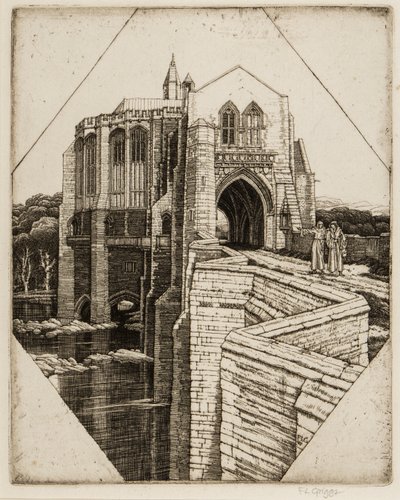 St Botolphs Bridge č. 2, 1936-37 od Frederick Landseer Maur Griggs