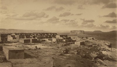 Enchanted Mesa, Acoma, Nové Mexiko,1900 (foto) od Frederick Monsen