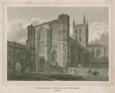 Kostel svatého Spasitele, Southwark, Surrey od Frederick Nash