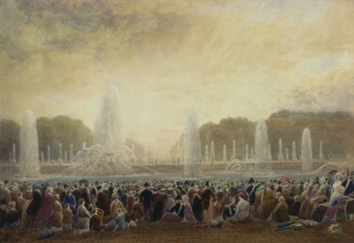 Fontány ve Versailles (wc) od Frederick Nash
