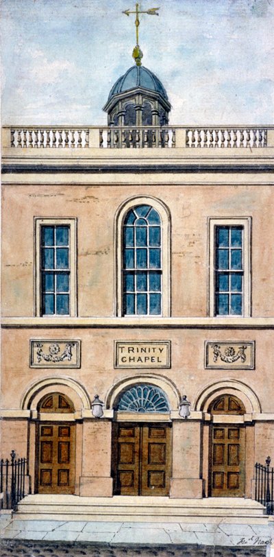 Trinity Chapel, Conduit Street, Westminster, Londýn, 1801. od Frederick Nash