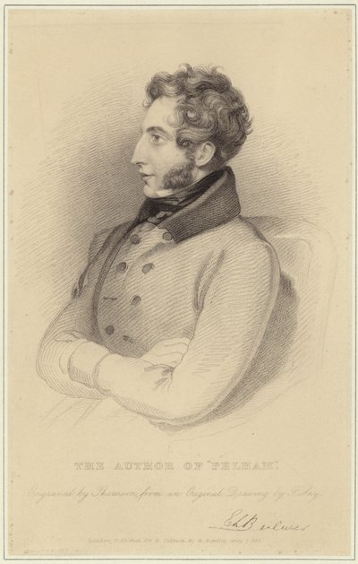 Portrét Edwarda Bulwer-Lyttona, barona Lyttona od Frederick Richard Say