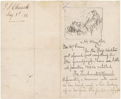Studie po "The Enchanted Monarch" od Frederick Stuart Church
