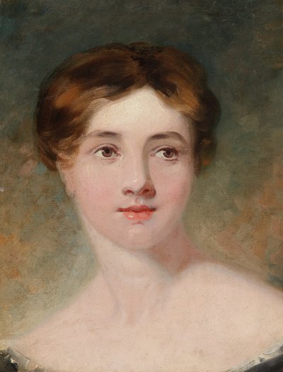 Portrét ženy od Frederick Thomas Lines