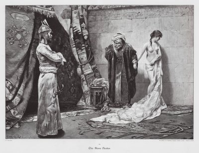 Obchodník s otroky (rytina) od Frederick Vezin