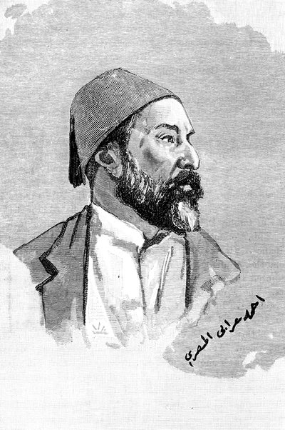 Ahmed Orabi Pasha, egyptský generál a rebel, 1900. od Frederick Villiers