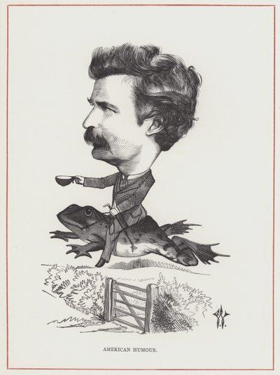 Mark Twain od Frederick Waddy